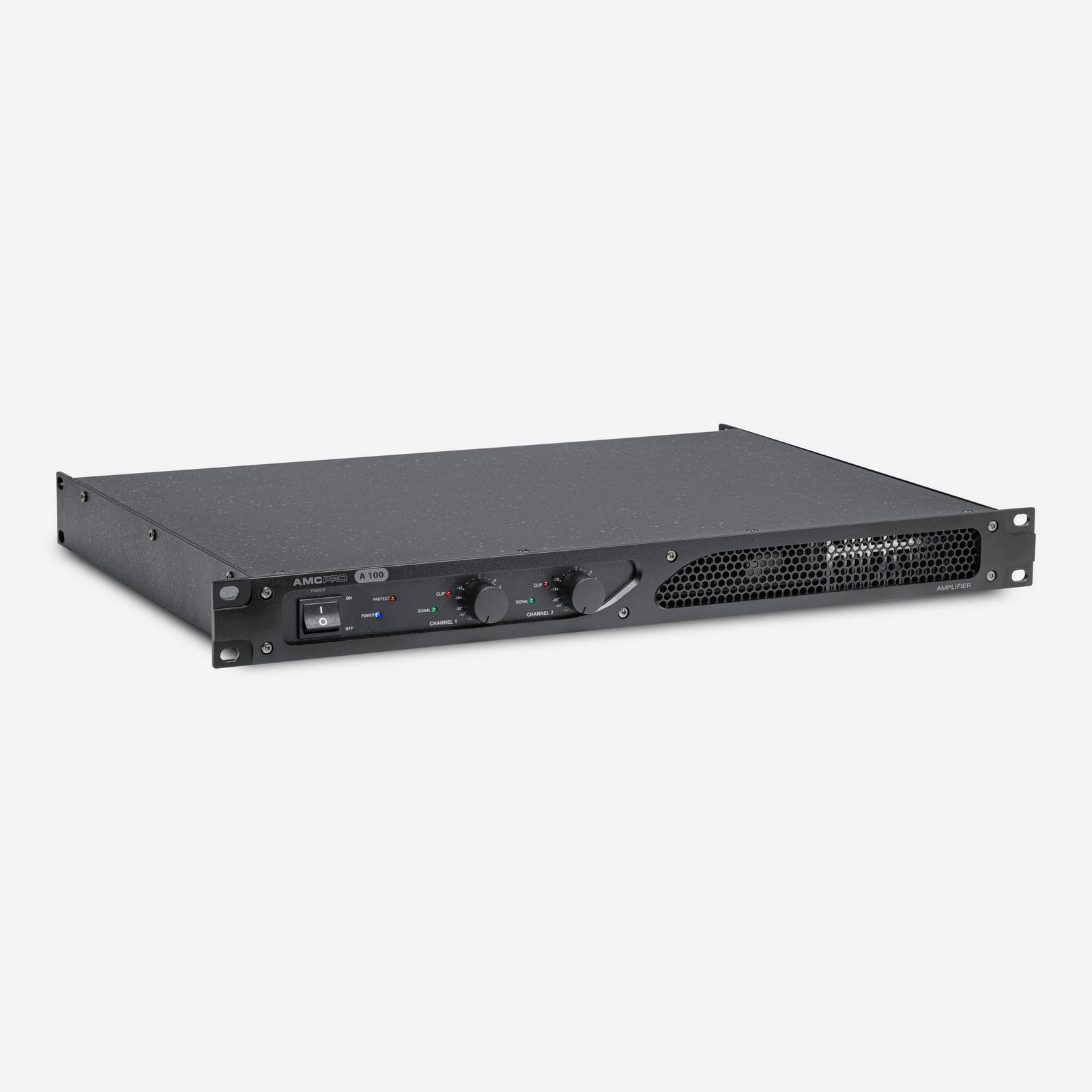 A 100 two channel professional power amplifier
