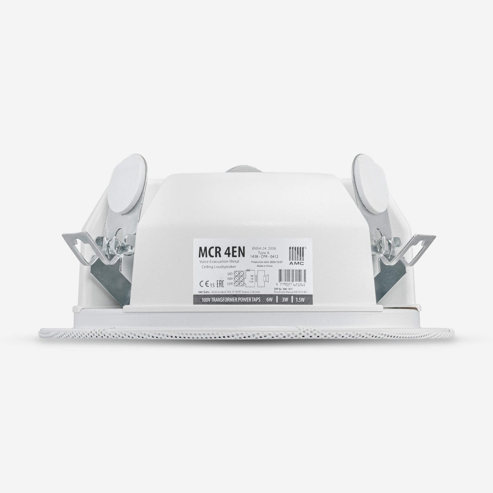 MCR 4EN metal ceiling loudspeaker EN54-24 standard - Image 7