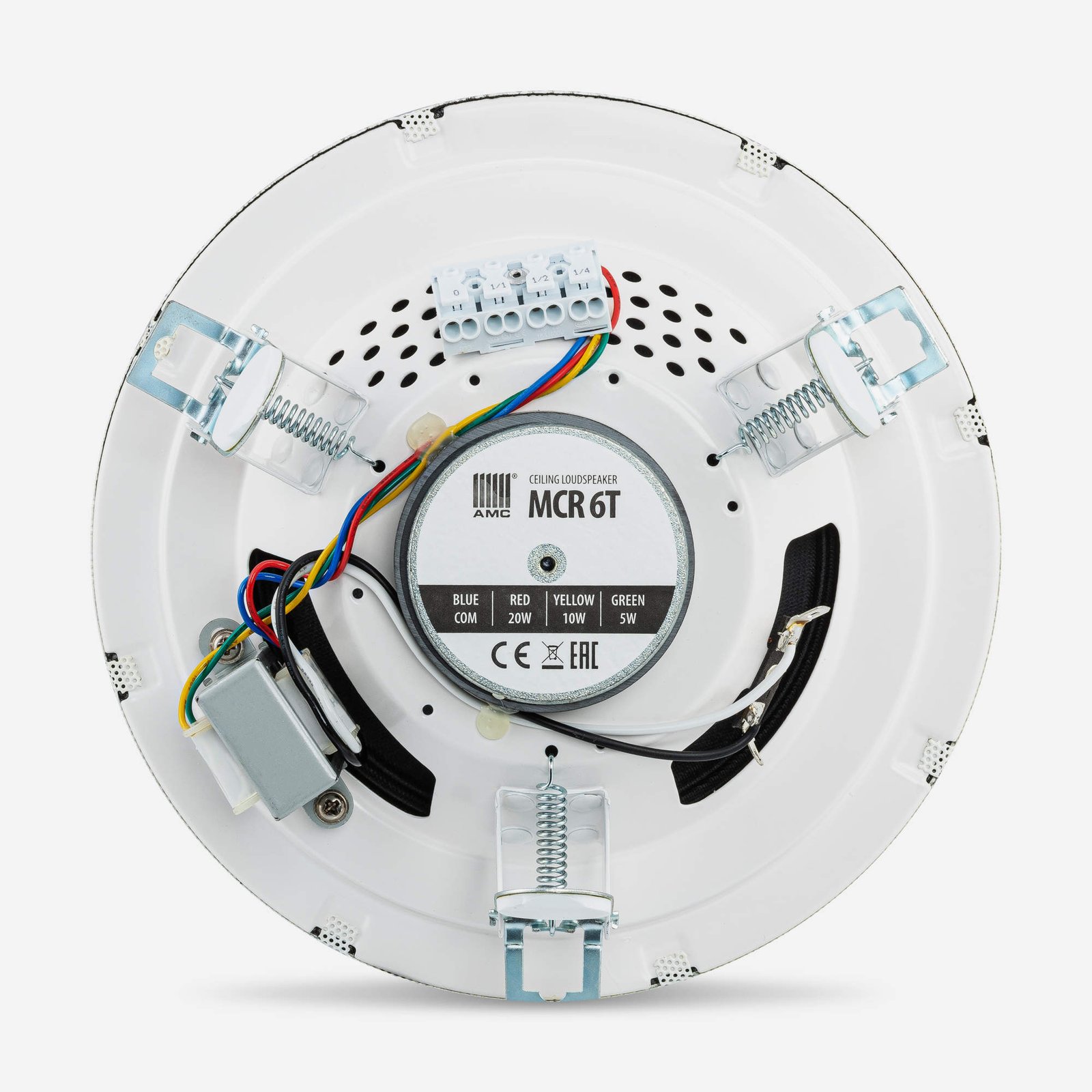MCR 6T rimless grill metal ceiling loudspeaker - Image 4