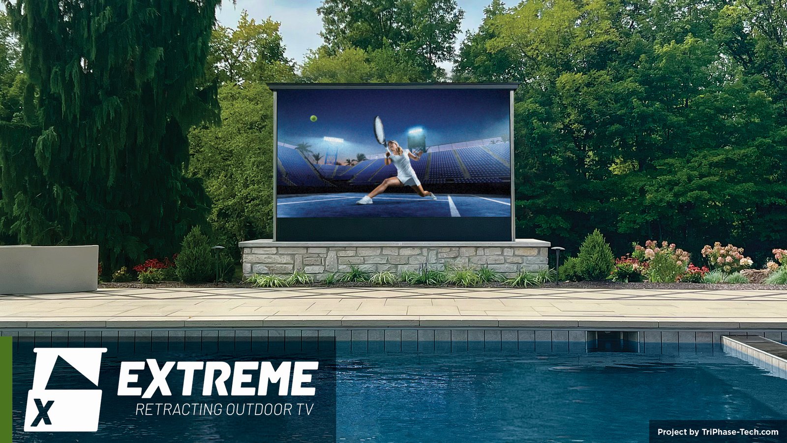 Stealth Patio Theater Extreme Pop-Up Outdoor LED TV