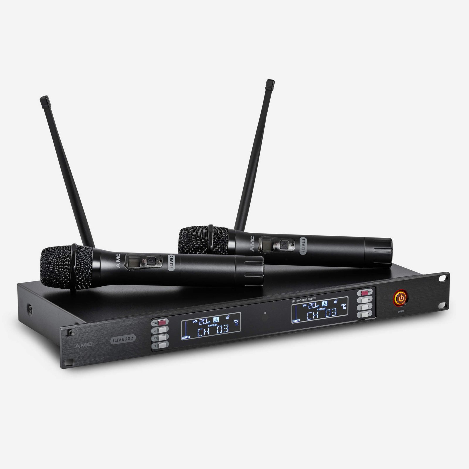 iLive 2X2 dual channel wireless microphone system