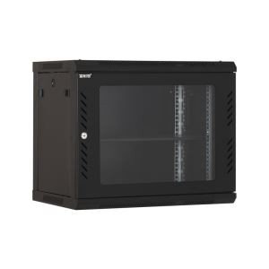 Unassembled wall cabinet 19 inch – FINEN WM Series WM6406 flat pack wall mount network cabinet with tempered glass door